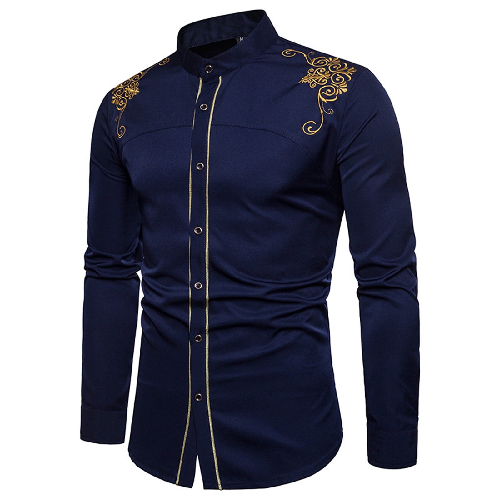 Chemise Homme Subliminal Mode - Col Bicolore Noir Et Blanc - Coupe Ajustée - Repassage Facile - RN77