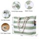 thumbnail image 3 of Bolso tote grande impermeable y resistente a la arena 42x36x13 cm, 3 of 7