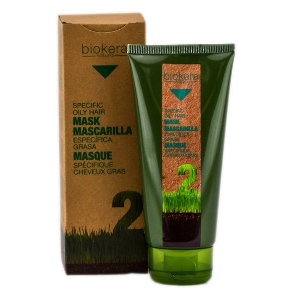 Salerm Biokera Natura Specific Oily Hair Mask Masque - Size : 6.9 oz