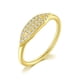 thumbnail image 4 of Anillo con microincrustaciones de circonitas eólicas de Europa y Estados Unidos, anillo fino y sencillo chapado en oro para mujer, 4 of 5