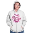 thumbnail image 5 of Breast Cancer I've Got This Beat Zip Hoodie Sweatshirt Women Brisco Brands X, 5 of 6