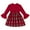 Red plaid, variant on Younger Tree Baby Girl Fall Winter Dress Long Sleeve Turtleneck Vintage Knit Sweater Dress Little Girl Dresses Skirt Outfit Set for 4-5T