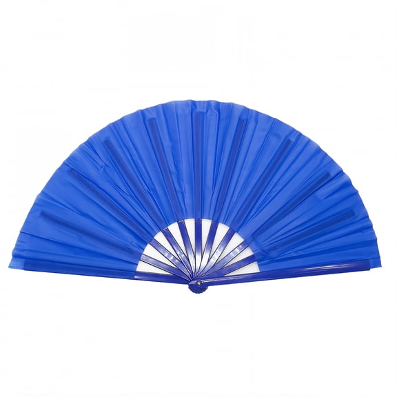 CCOCC Fans for Line Dancing,Brilliant Sound Line Dance Fans That Make Sounds,Premium Plastic Boots on the Ground Fan,Blue