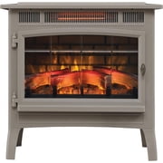 duraflame® 3D Infrared Quartz Electric Fireplace Stove Heater with Remote Control - French Grey