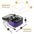 thumbnail image 3 of HotLogic 16801175-PUR-A Food Warming Lunch Bag Plus 120V Plugin, Purple, 3 of 8