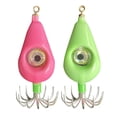 thumbnail image 2 of Anzuelo de calamar Señuelo de pesca Jig Luminoso Sepia Pulpo Cebo Anzuelo (80 g) Rosa Hugtrwg Para estrenar, 2 of 7