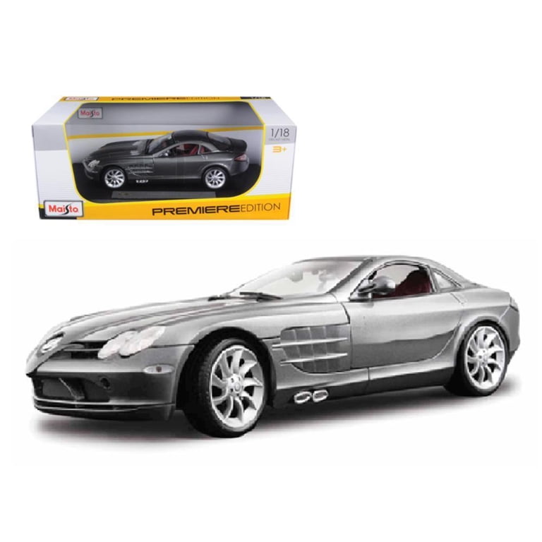Mercedes Mclaren SLR Grey 1/18 Diecast Model Car by Maisto