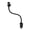 28cm, variant on 360 Degree Rotating Head Clamp Mount Extender With Soft Tube For Camera LED Light And Microphone Holder