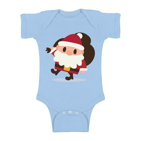 

Awkward Styles Ugly Xmas Baby Outfit Bodysuit Christmas Cartoon Santa Romper