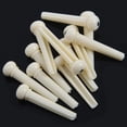 thumbnail image 4 of 12pcs Acoustic Guitar ABS Plastic Bridge Pins ABS Ivory,12x guitar string nails, 4 of 8