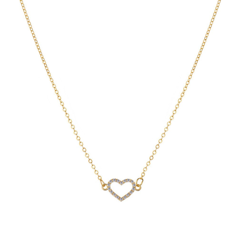 Gold heart necklace walmart outlet