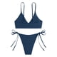 thumbnail image 4 of Traje de baño para mujer, estilo bikini de Europa y América, con efecto lavado, para mujer., 4 of 4