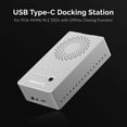 thumbnail image 2 of Case Gabinete Dual Disco Duro USB-C SABRENT SSD M.2 PCIe NVMe, 2 of 9