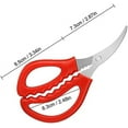 thumbnail image 2 of Calary 4Pcs Seafood Scissors Crab Scissors Seafood Shears Multifunctional Crab Leg Crackers and Tools, 2 of 7