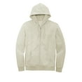 thumbnail image 3 of District V.I.T. Fleece Full-Zip Hoodie DT6102-Oatmeal Heather-XX-Large, 3 of 4