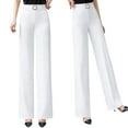 thumbnail image 3 of Women’s Pants Wide Straight Leg Baggy White Pants Womens Pants Casual Comfy Clothes Womens Work Pants Clothes Women, 3 of 3
