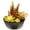 Yellow, variant on 7.5 in. Succulent in Ceramic Pot