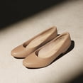 thumbnail image 4 of Zapatos de Tacón Bajo y Grueso Mila para Mujer DREAM PAIRS Nude Talla 7.5, 4 of 7