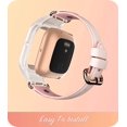 thumbnail image 2 of Bracelet Conçu pour Fitbit Versa 2, [Cosmo] Étui de Protection Sportif Élégant avec Bracelet en Cuir Ajustable (Marbre), 2 of 7
