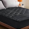 thumbnail image 1 of Funda de colchón Bedsure Black Twin XL con bolsillo de 8 a 21 pulgadas de profundidad, 1 of 6