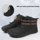 thumbnail image 3 of Snow Mujer Hombre Bota ligera y acogedora a prueba de salpicaduras con forro de piel de invierno (47) Negro Wdftyju Tenis De Mujer Tenis De Hombre, 3 of 9