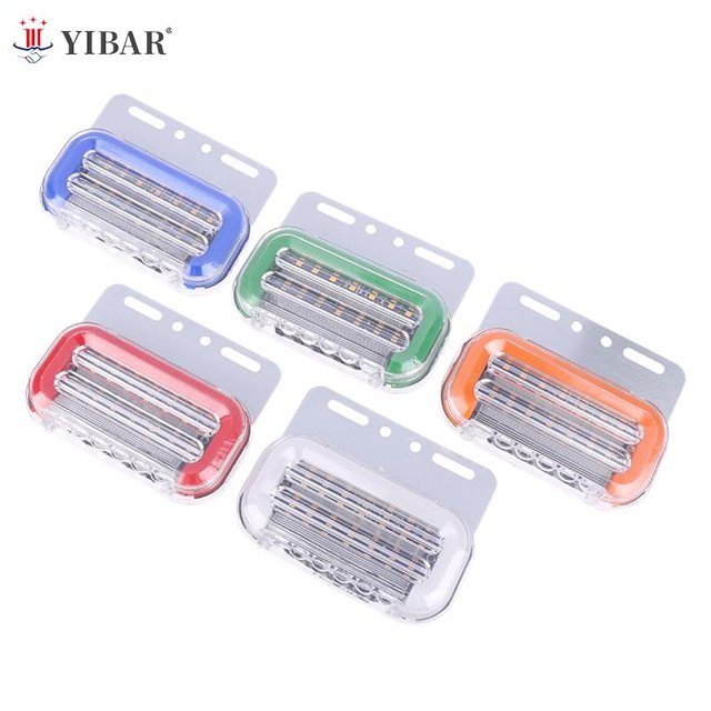 Truck LED Side Marker Indicat 24V Trailer light super bright waterproof automobile multi-functional waist lamp Bus andWhite He Qiyong unisex