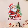 thumbnail image 4 of Pegatinas de Pared XWSHYW Decoraciones Navideñas para puerta Papá Noel PVC, 4 of 6