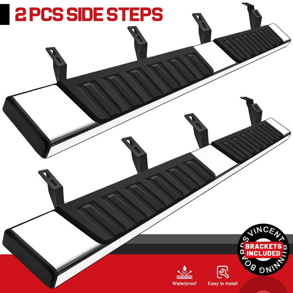 6" Bar Side Steps FOR 24-25 TOYOTA Tacoma Double/Crew Cab Running Boards S/S H