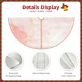 thumbnail image 5 of Bingfone Christmas Tree Skirt Mat Christmas Decoration Interior 30"-Pink Marble, 5 of 8