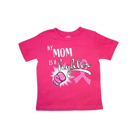 

Inktastic My Mom is a Fighter- Breast Cancer Awareness Gift Toddler Boy or Toddler Girl T-Shirt