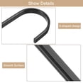 thumbnail image 4 of Unique Bargains 5Pcs 3.9 Inch Flat S Hooks Hanging Hook for Home Kitchen Storage, 7.6mm Black, 4 of 6