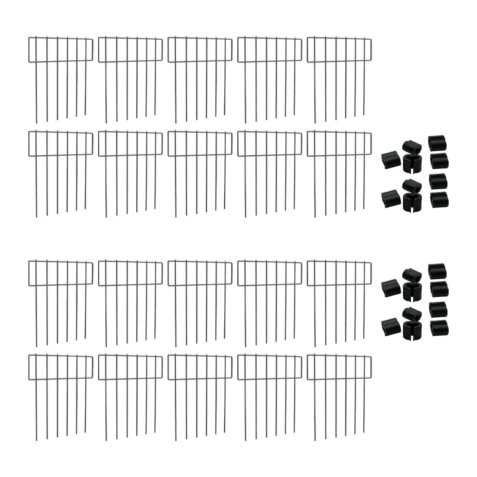 Aymzbd 10Pcs Decorative Garden Fence Panels Fence Border Home Park Patio Outdoor Animal