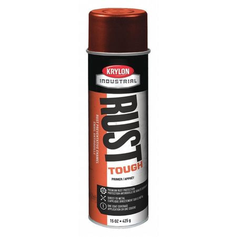 Krylon Rust Tough Aerosol Enamels, 15 oz Aerosol Can, Gloss Black ...