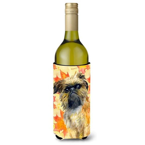 Brussels Griffon Fall Wine Bottle Beverge Insulator Hugger