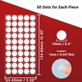 thumbnail image 2 of Sticky Tack, 450 Pcs 10mm/0.39" Removable Poster Putty, Double Sided Removable Clear Adhesive Mounting Round Reusable Tacky Dots Transparent Stickers Glue for Wall Hanging Pictures Posters, 2 of 5