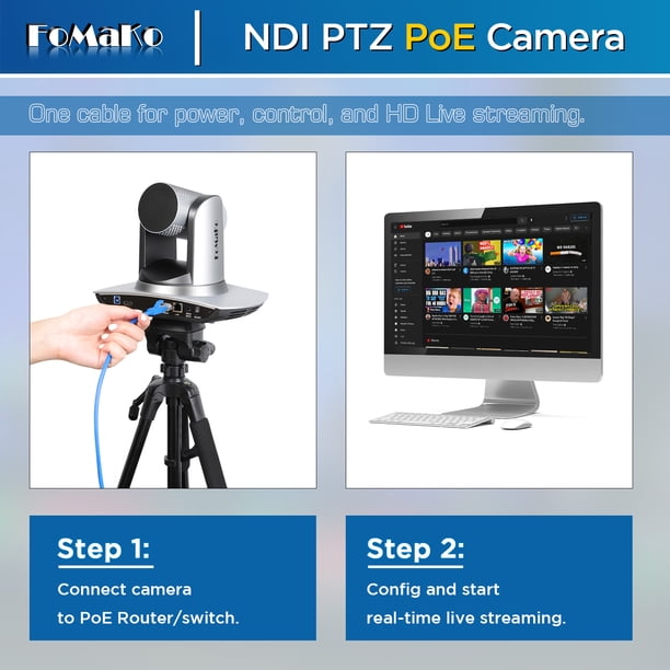 FoMaKo 20x Optical Zoom NDI Camera Bundle(FMK20UH X4+M5) - Walmart