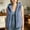 Blue, variant on Puntoco Women's Striped Fleece Hoodie Warm Fleece Jacket Loose and Fleece Pink 2XL