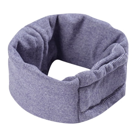 Dog Calming Ear Cover for Noise Reduction – Adjustable Anxiety Relief Head Wrap for Thunderes Fireworks Grooming & Travel Soft Breathable Fabric Silent Velcro Fit Machine Washable Dark Purple 1Pc