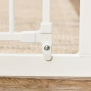 Regalo Easy Step Extra Tall Walk Thru Baby Safety Gate, Fits Openings 29-36.5 Inches, White
