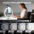 thumbnail image 3 of Light Therapy Lamp - 2 in 1 Desk Lamp 10000 Lux Sun Lamp with Dual Controls, 4 Timer, Dimmable, 3 Color Temperatures - Artificial Sunlight Happy Light Box, 3 of 5