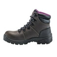 thumbnail image 3 of Avenger Work Boots Womens Leather Slip-resistant Brown A8675, 3 of 7