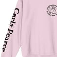 thumbnail image 3 of Carly Pearce Roses Hide Thorns Women's Cradle Pink Crew Neck Long Sleeve Sweatshirt, 3 of 7