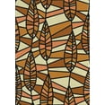 thumbnail image 1 of Ahgly Company Indoor Rectangle Patterned Red Novelty Area Rugs, 2' x 5', 1 of 6