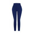 thumbnail image 5 of Gibobby Pantalones dama Deportes de yoga con dos polainas Running Athletic Fitness Mujeres Porket Pantalones de entrenamiento Pantalones de yoga(Azul， M), 5 of 5