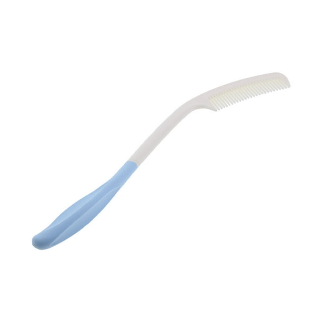 Cepillo Para El Cabello de largo de Mano de Plástico Sunnimix Peine de pelo largo mango blanco