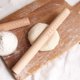 thumbnail image 2 of 2 piezas de rodillo de masa de madera con rodillo de masa con herramienta para hornear fideos de pastel de fondant a escala, 2 of 5