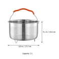 thumbnail image 2 of Bestonzon Kitchen Steamer Rack Stainless Steel Steamer Basket Rice Cooker Steam Rack Food Steaming Holder, 2 of 6