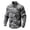 Tops-504Dark Gray, variant on LEKWK Men's Camo Western Shirt Military Pattern Long Sleeve Button Down Top Cowboy Rodeo Style Hiking Outdoor Blouse