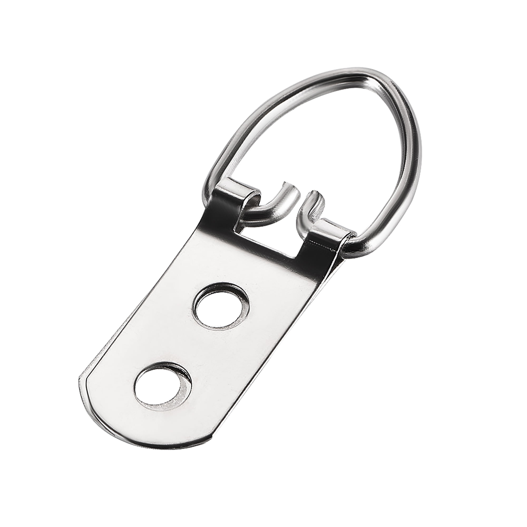 D Ring Picture Hangers, 54mm x 22mm Silver Tone Assortment Kit for