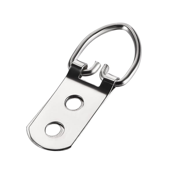 Kit de colgadores de D Ring para fotos Unique Bargains, 54mm x 22mm, tono plateado, 10 piezas